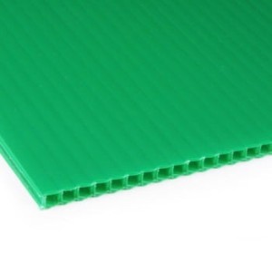 Płyty z Polipropylenu Komorowego 1000x2000/3mm kolor Zielony