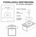 podkładka grzybkowa montaż