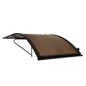 daszek nad drzwi - PÓŁ-ŁUK 1600X750 BRĄZ 