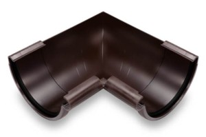 EX 130 Łuk wewnętrzny 90° UPVC Czerń