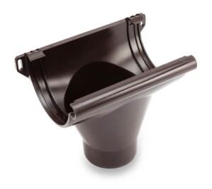 EX 130 Odpływ /100mm   UPVC Biel