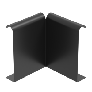 GK 125mm Narożnik wewn. maskownicy doczołowa STAL Grafitowy RAL7015