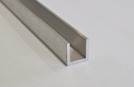 Profil aluminiowy zamykający typu C do płyty poliwęglanowej 10 mm 630 cm