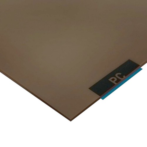 Płyta z poliwęglanu litego 4mm dymna brązowa z ochroną UV – format 2050x3050 mm, idealna do zadaszeń i osłon Białystok