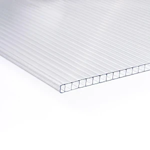 Płyta poliwęglanowa komorowa przezroczysta 10 mm – jednokomorowa UV, wymiar - 2,10x6,0m