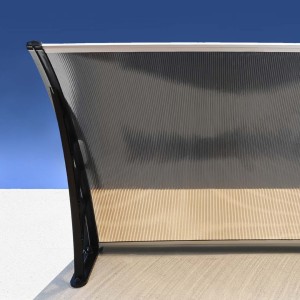 daszek nad drzwi - MARKIZA COPPOLINE 1200X800 CZARNA