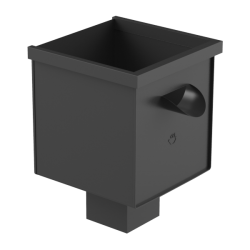 SR STAL2 - Kosz zlewowy [Stal] 80x80mm