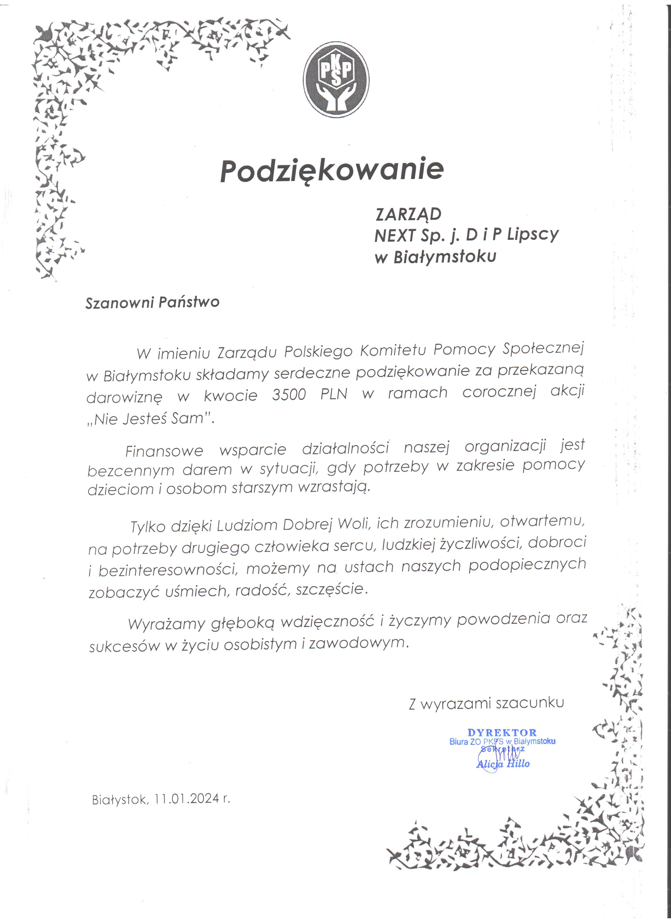 w międzyczasie Next - POMAGA